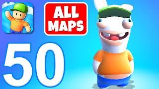 Stumble Guy‪s‬ - Gameplay Walkthrough Part 50 - All Maps (iOS, Android)