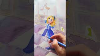 Drink me🍹Alice in Wonderland Coloring Book ♠️♥️