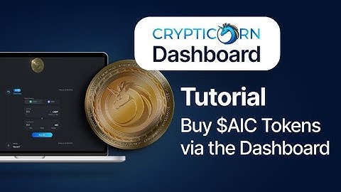 A Comprehensive and easy Guide how to participate in an ICO to buy Crypticorn´s $AIC Token