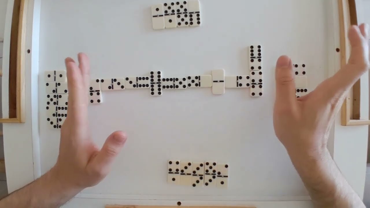#Domino - Jugar con 6/5 - #dominoes #juegos