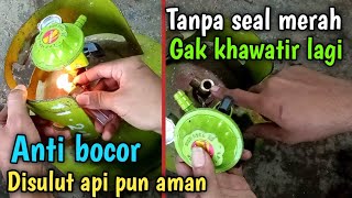 CARA MENGATASI GAS LPG NGESES, GAS LPG MENDESIS, GAS LPG BOCOR