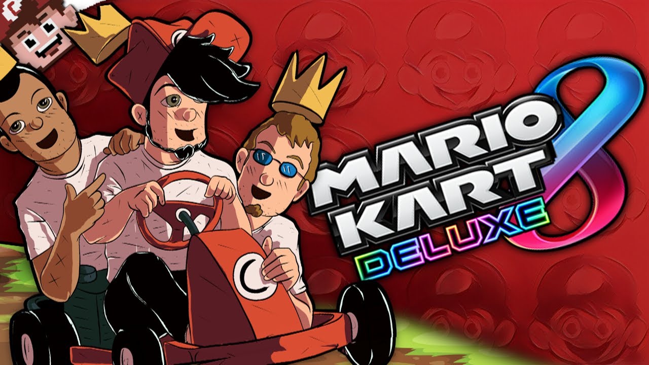 TEAM GREATNESS vs TEAM SADNESS! (Mario Kart 8 Deluxe w/ Friends)