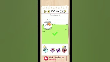 Brain Test - Level 104 - Feed them all - Solved #shorts