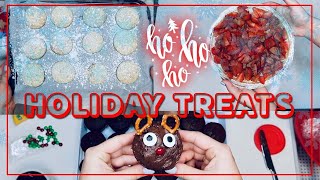 3 EASY CHRISTMAS DESSERTS AND TREATS FOR HOLIDAY PARTIES! | vlogmas day 23!