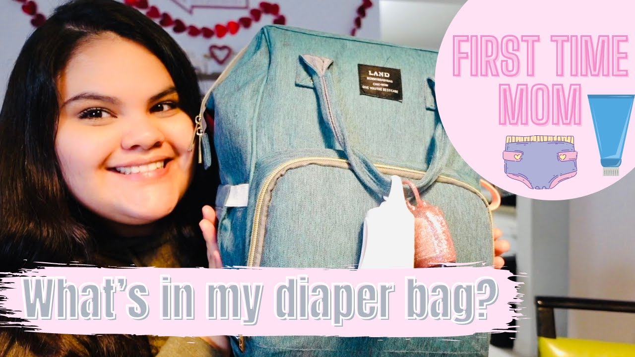 WHATS IN MY DIAPER BAG? 2021 | WHAT I CARRY AS A FIRST TIME MOM | NEWBORN ESSENTIALS!