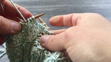 Smocked Stitch Knitting Tutorial