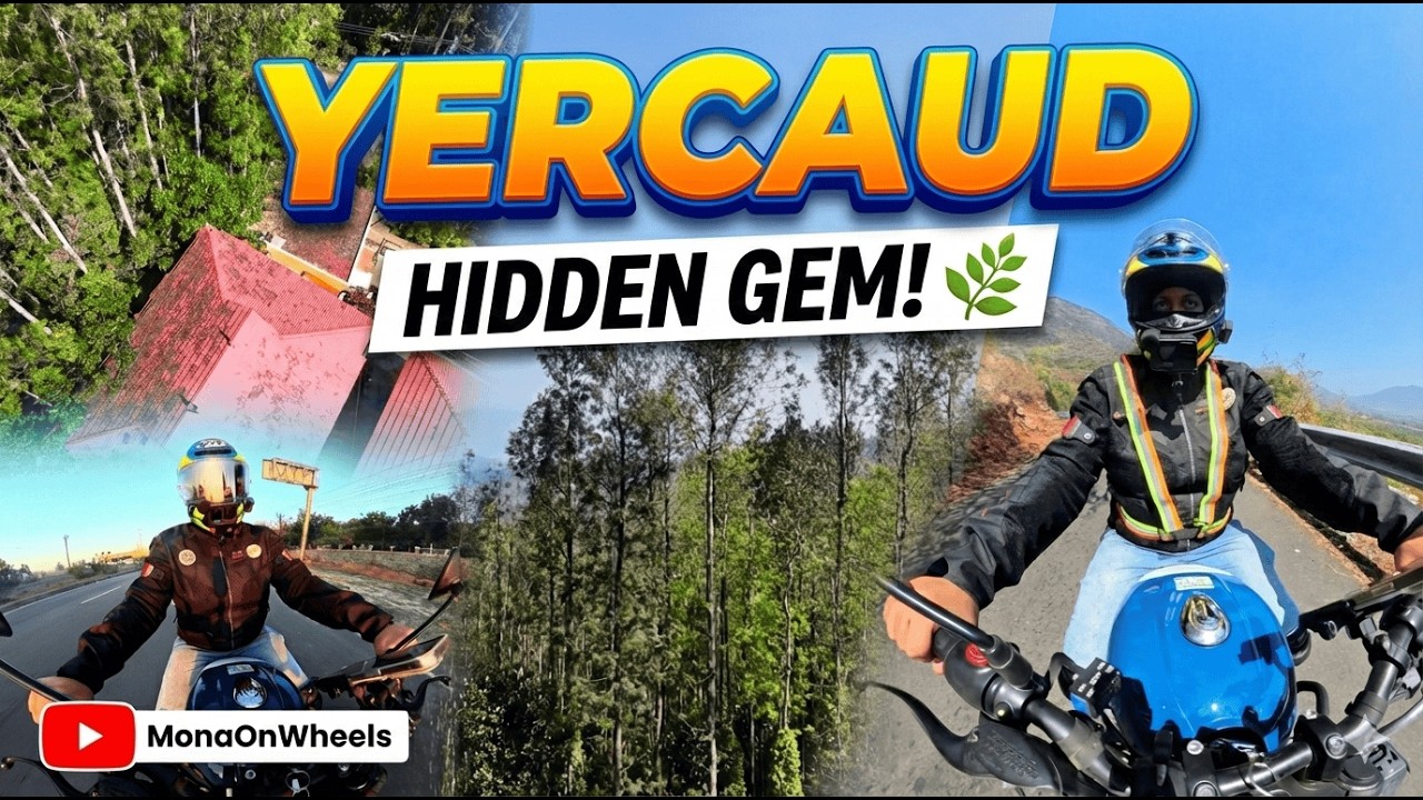 Bangalore to Yercaud Bike Trip 🏍️ | Hairpin Bends, Lake & Hill Station Vibes 🌿