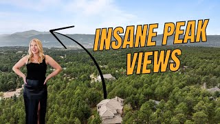 Monument Colorado's MOST EPIC Dream Home Revealed 3.5 Acres Pikes Peak Views