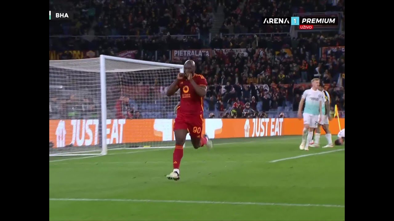UEFA EUROPA LEAGUE (osmina finala, prvi meč): Roma - Brighton 4:0 / 07.02.2024.