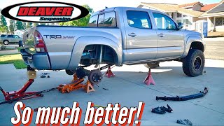 MUCH NEEDED Leaf Spring Upgrade for the Tacoma