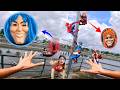 7 SPIDERMAN Vs SMILING WOMAN REAL LIFE ESCAPE 342.0 (Horror Parkour Pov Short) | Epic POV