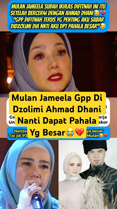 Mulan Jameela and Ahmad Dhani Cer4i😭 #mulanjameela #ahmaddhani #maiaestianty