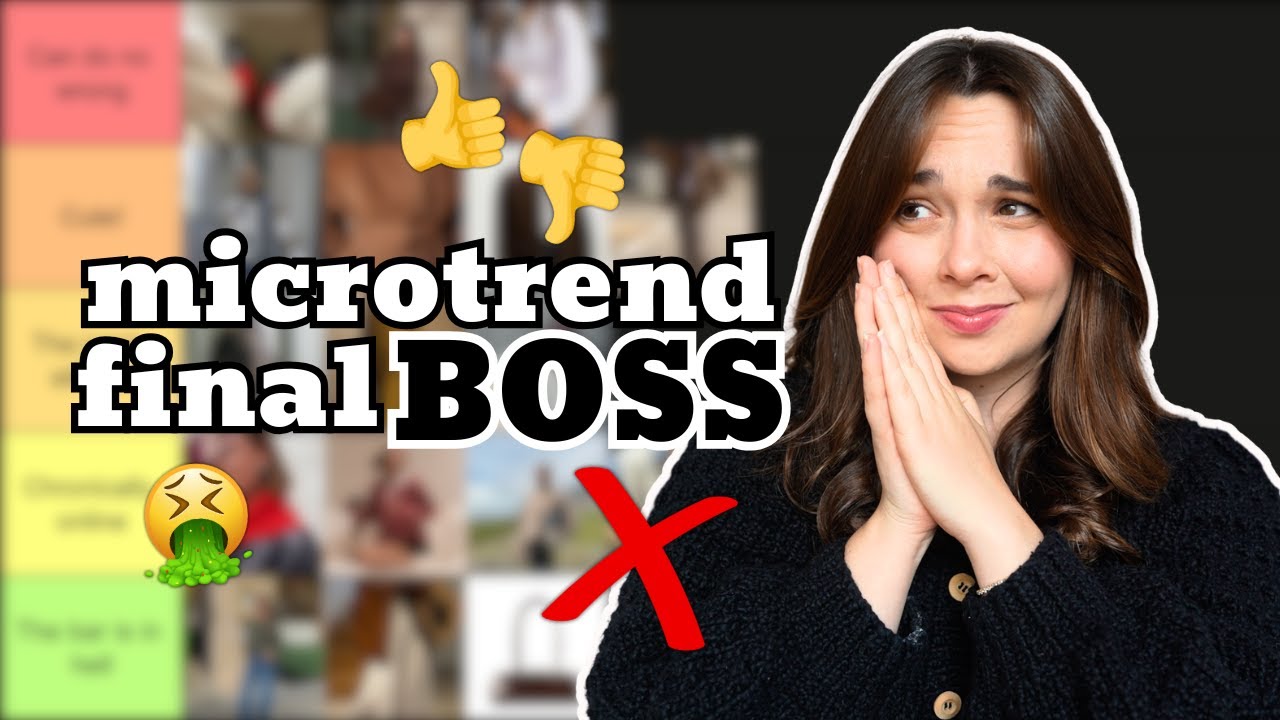 RANKING FALL MICROTRENDS for 2025 (the bar is in hell)