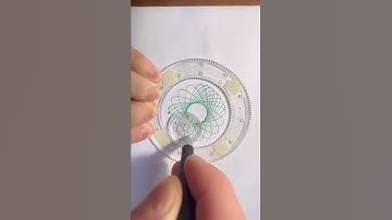 How many rotations did the pen make in total? #shorts #spirograph #art #spirography #2024