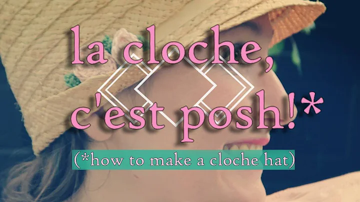 Transforming a Modern Straw Hat into a Chic 1920s Cloche