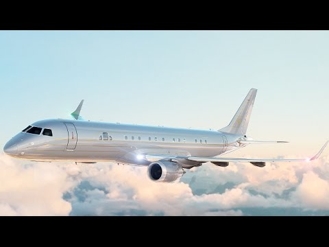 Inside The $80 Million Embraer Lineage 1000E Hollywood and Manhattan Luxury Private Jet Interiors