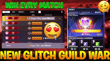 EVERY MATCH HACKER PROBLEM SOLUTION💀- 100% WORKING✅ GUILD WAR NOT SHOWING 😱 NEW TIPS  #TOP