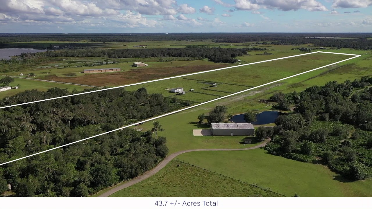 Lake Buffum Trail 43 Acre Lakefront Land FOR SALE in Fort Meade, FL