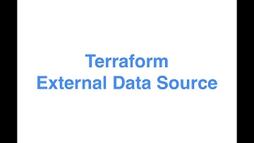 Terraform External Data Source To Use/Run Any Script and Use Output Of Script Into Terraform Code