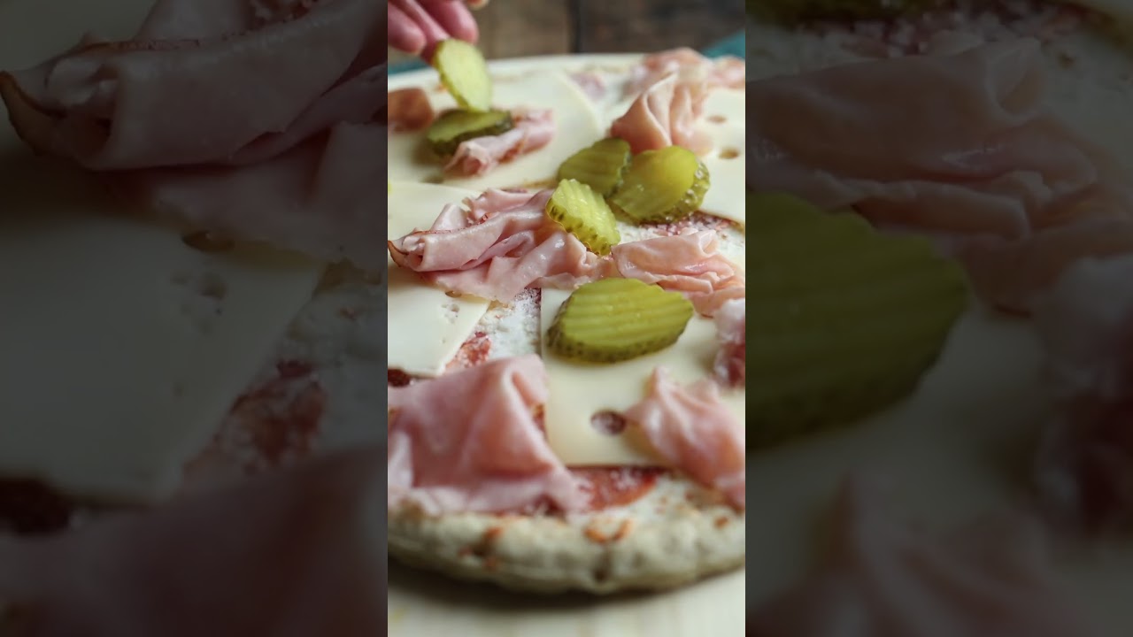 Ham, Swiss, and Pickles with Mustard Home Run Inn Pizza Recipe