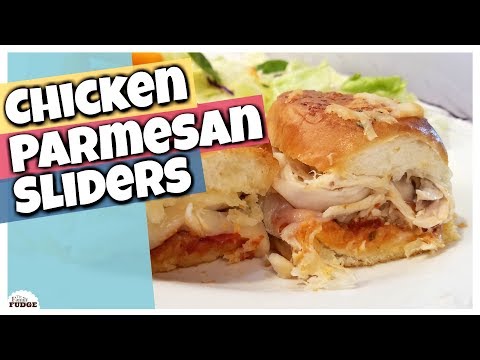 CHICKEN PARMESAN SLIDERS with a rotisserie chicken || Quick & Easy Dinner Idea