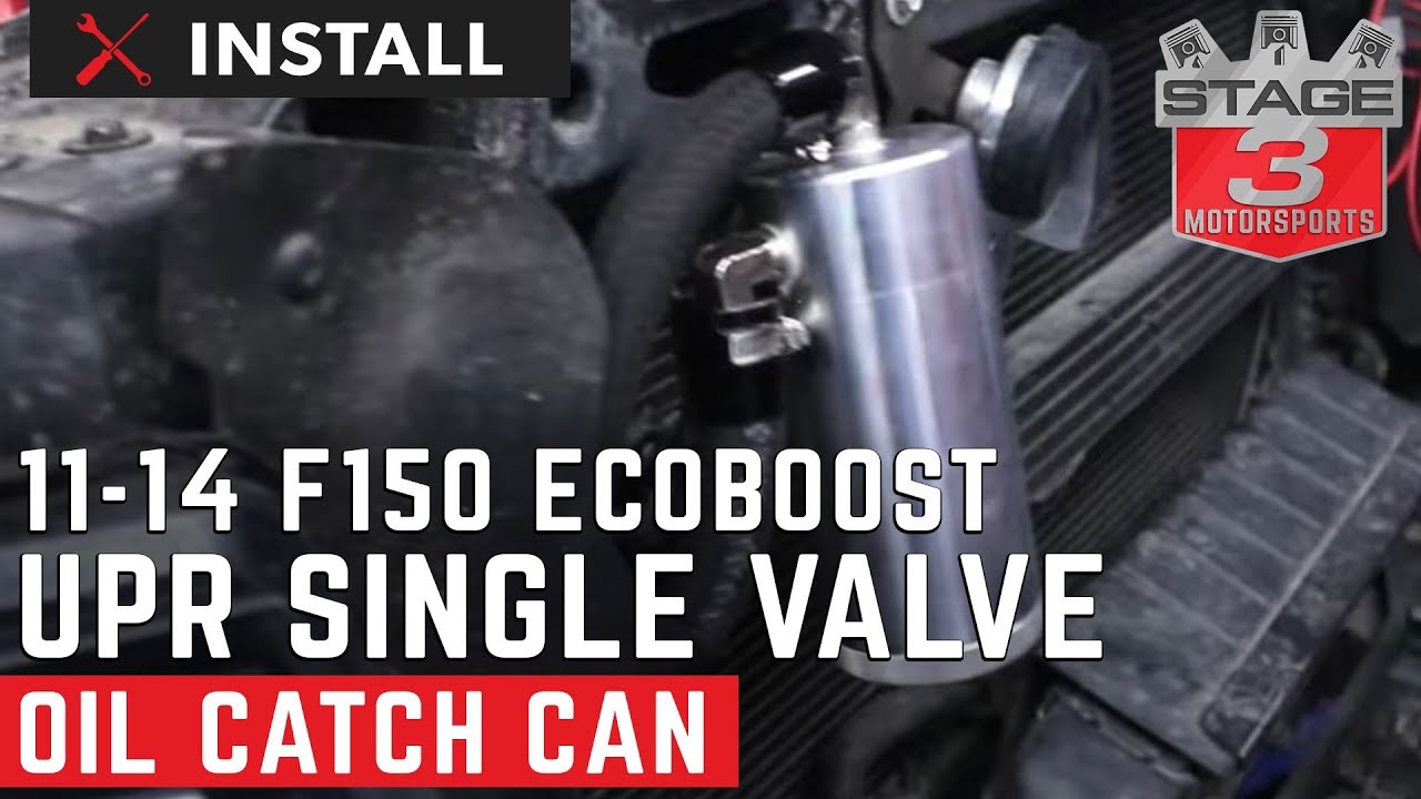 2011-2014 F-150 EcoBoost UPR Single Valve Catch Can Install 