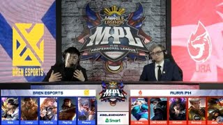 Bren Esports Humina Na Nga Ba? Game 3 Bren Vs. Aura Mpl S7 Lancelot Ni Karltzy Hindi Umubra