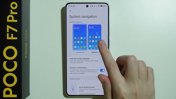 POCO F7 Pro: How to Enable 3 Buttons Navigation