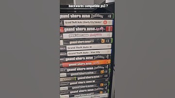 backwards compatible ps3 ? #ps3 #gta #playstation