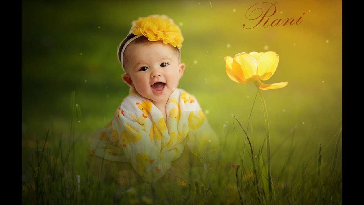 Edit Baby Photo With Photoshop Change Photo Background Photoshop Tutorial Baby Photo Editing Youtube