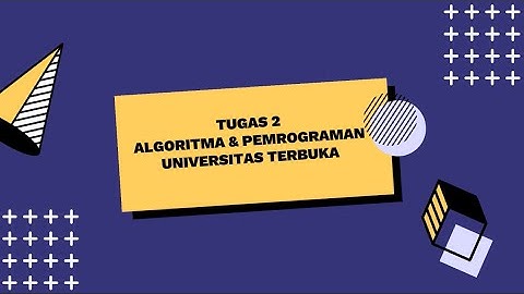Tugas 2 algoritma & pemrograman - Membuat Program  Java menggunakan 