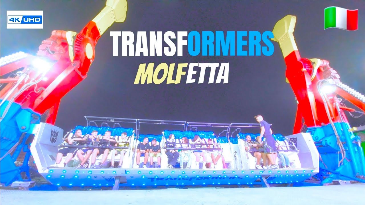 Molfetta Giostre 2022 🇮🇹 Transformers | Patronal Feast [4K] Italy