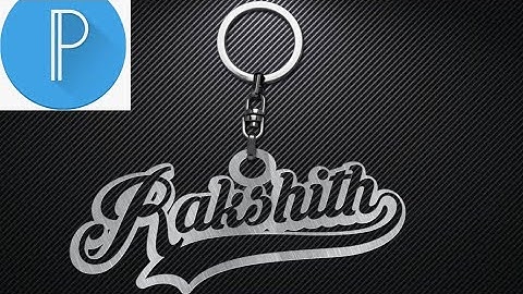 #Keychain #Pixeallab Tutorial  |How to Edit Keychain Name Editing with Pixel Lab| in Tamil