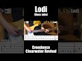 Lodi Creedence Clearwater Revival CCR Bass Tabs #Shorts