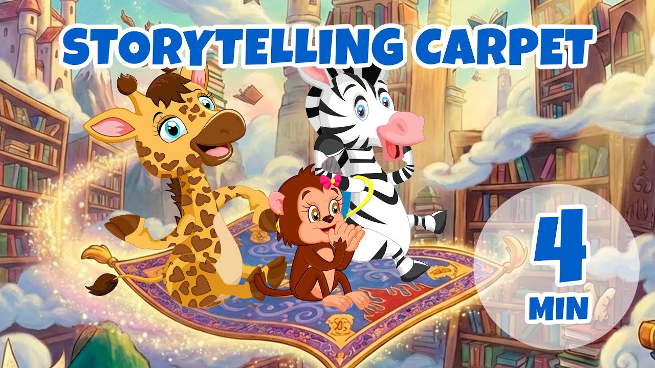 Storytelling Carpet - 4 min Giramille | Nursery Rhymes and Kids Songs