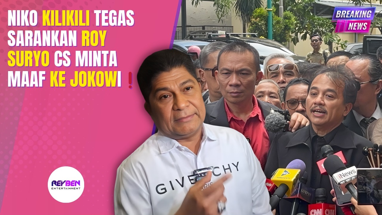 KASUS IJAZAH PALSU MEMANAS, NIKO KILIKILY MINTA ROY SURYO CS MINTA MAAF KE JOKOWI❗️