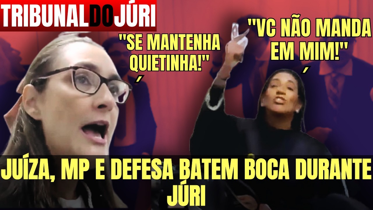 JÚRI | Ré ABANDONA filha pra traficar e planejar homicídio – Briga explode no plenário 🔥⚖️
