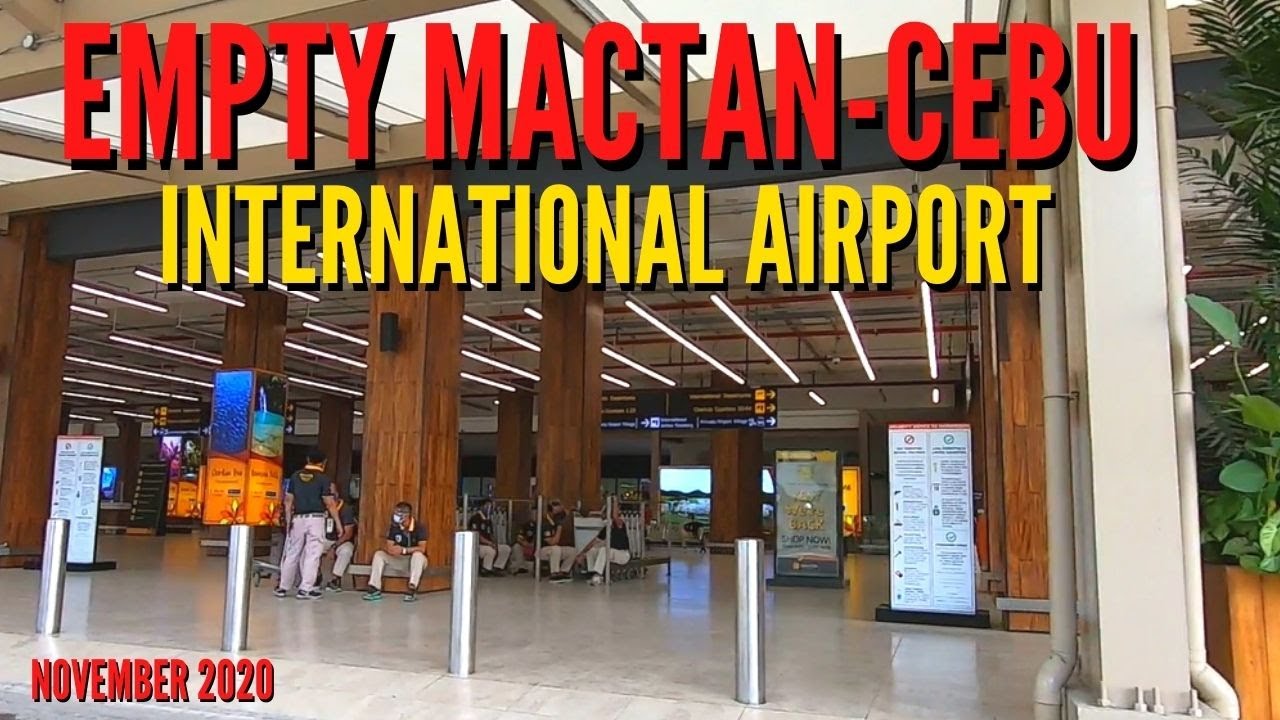 ON THE ROAD to Mactan Cebu International Airport Almost Empty Airport