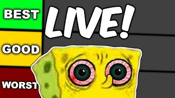 Ranking SpongeBob Bootleg Remakes LIVE!