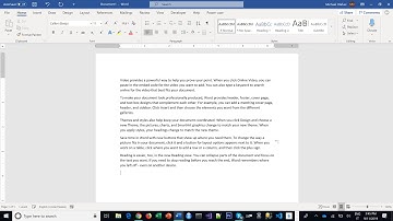 Formula to Generate Random Texts and Paragraphs in Word
