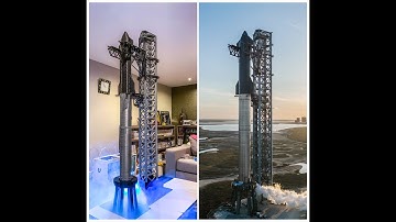 SpaceX’s Orbital Launch Integration Tower (OLIT) 1:96 scale 3D printed model