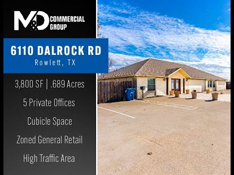 6110 Dalrock Road, Rowlett, TX home video tour