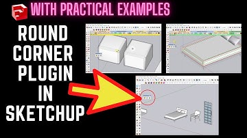 This Is The Correct Way To Use ROUND CORNER PLUGIN In SketchUp !