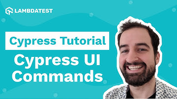 How To Write Tests With Cypress UI Commands | Cypress Tutorial | Part 7