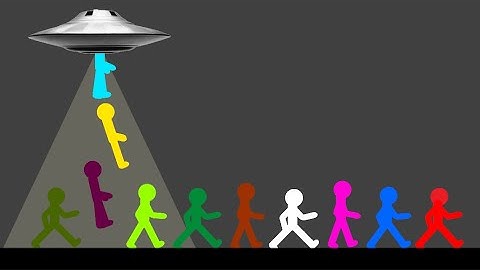 Run From UFO || Survival Stickman Race