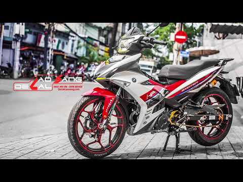 Tổng Hợp Các mẫu decal tem trùm tem rời xe exciter 150 màu trắng đỏ đen đẹp nhất 2018