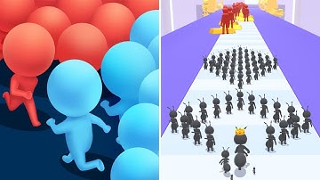 Count Master 3D Vs Tiny Run🍒🍅🍒All Levels Walkthrough Max Gameplay HY12