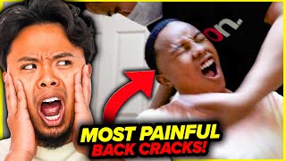 THE *MOST PAINFUL* BACK CRACKS EVER!!!😱 | Chiropractic Adjustment Pain Compilation | Dr Tubio