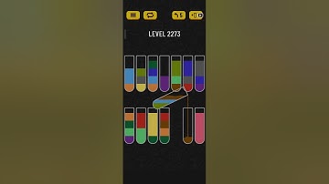 Water sort puzzle level 2273