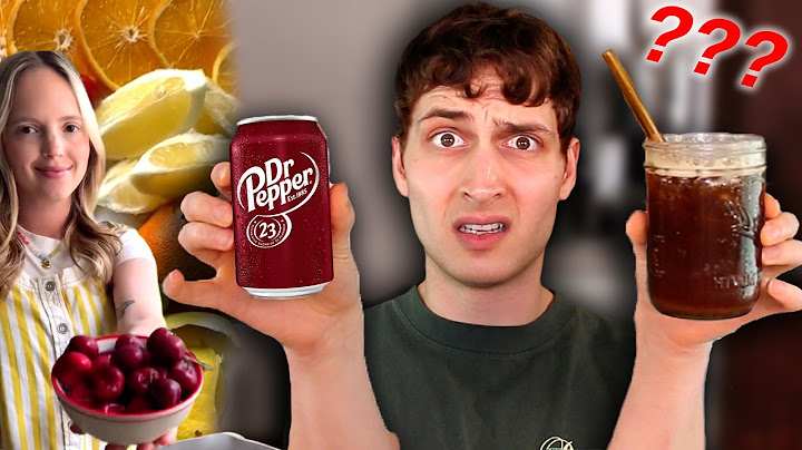 I Tried Making Dr. Pepper from Scratch
